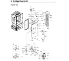 Samsung RF23HCEDBSR/AA-08 fridge door l diagram