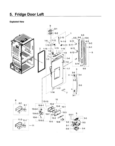 Fridge door l