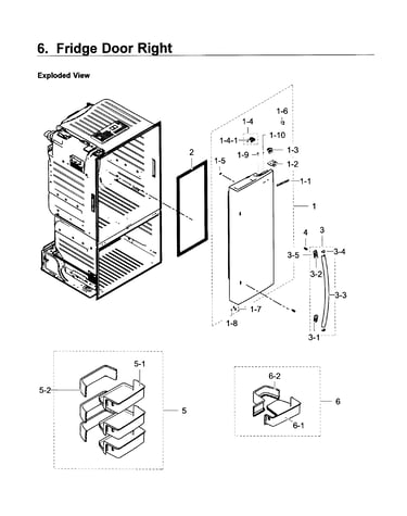 Fridge door r