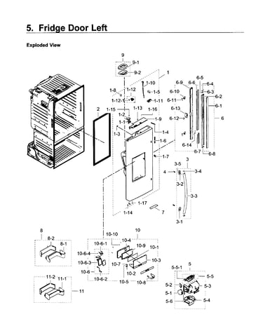 Fridge door l