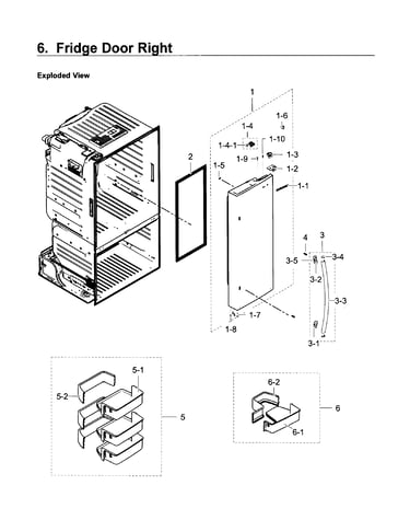 Fridge door r