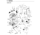 Samsung RF23HCEDBSR/AA-10 cabinet diagram