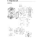 Samsung RF23HCEDBSR/AA-10 fridge door l diagram