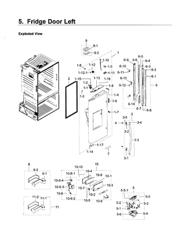 Fridge door l