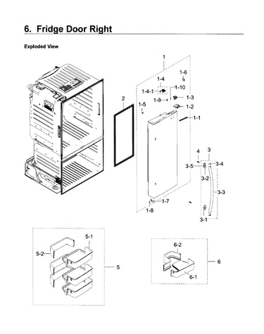 Fridge door r