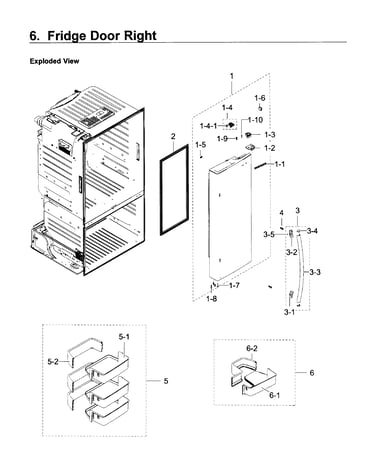 Fridge door r