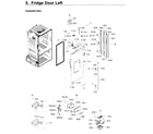 Samsung RF23HCEDBSR/AA-12 fridge door l diagram