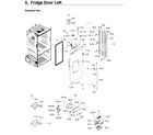 Samsung RF23HCEDBSR/AA-13 fridge door l diagram