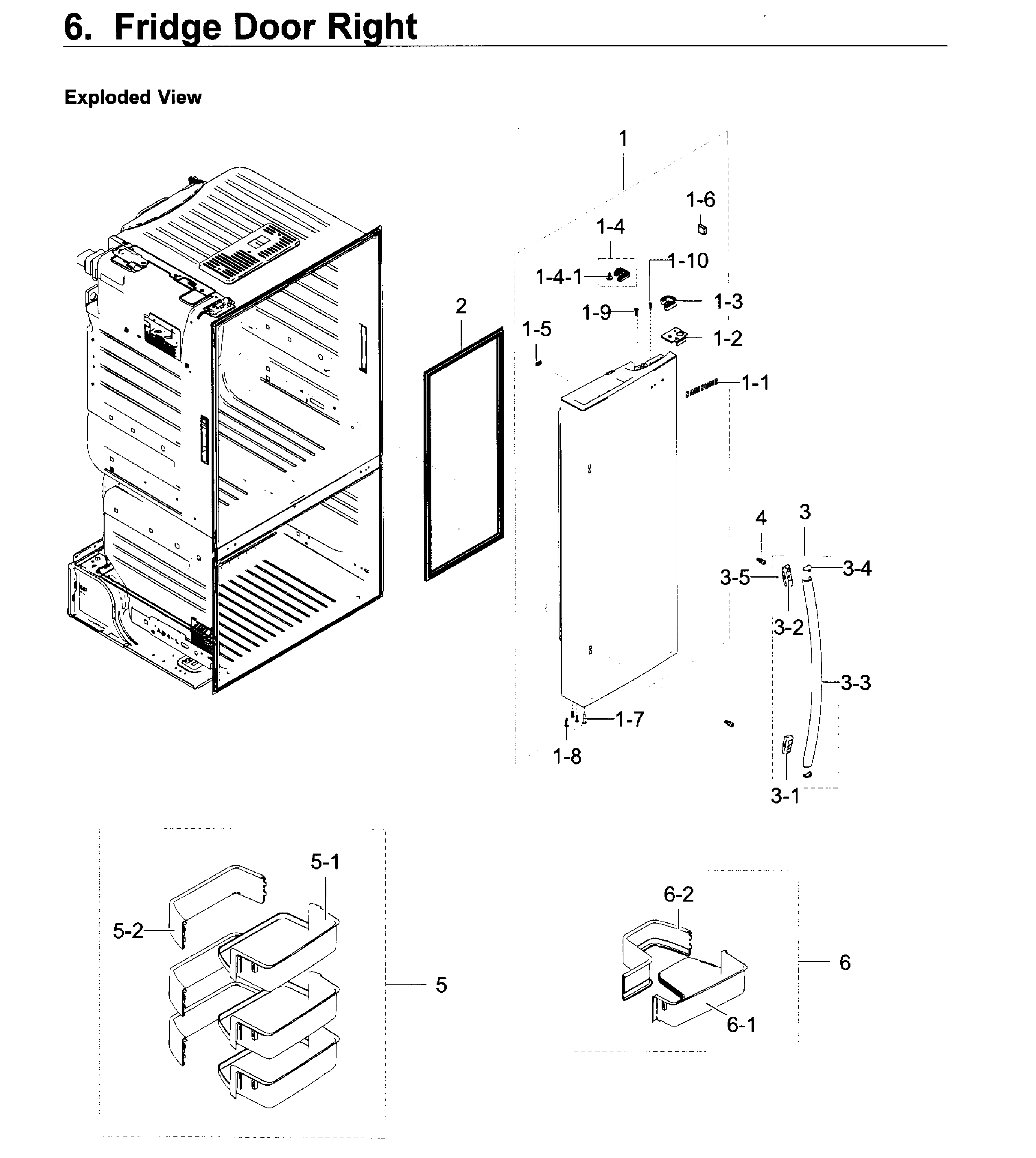 Fridge door r