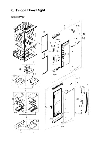 Fridge door r