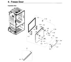 Samsung RF28HDEDPWW/AA-03 freezer door diagram