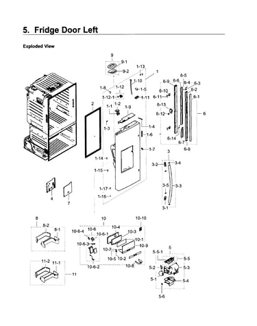 Fridge door l