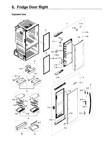 Fridge door r