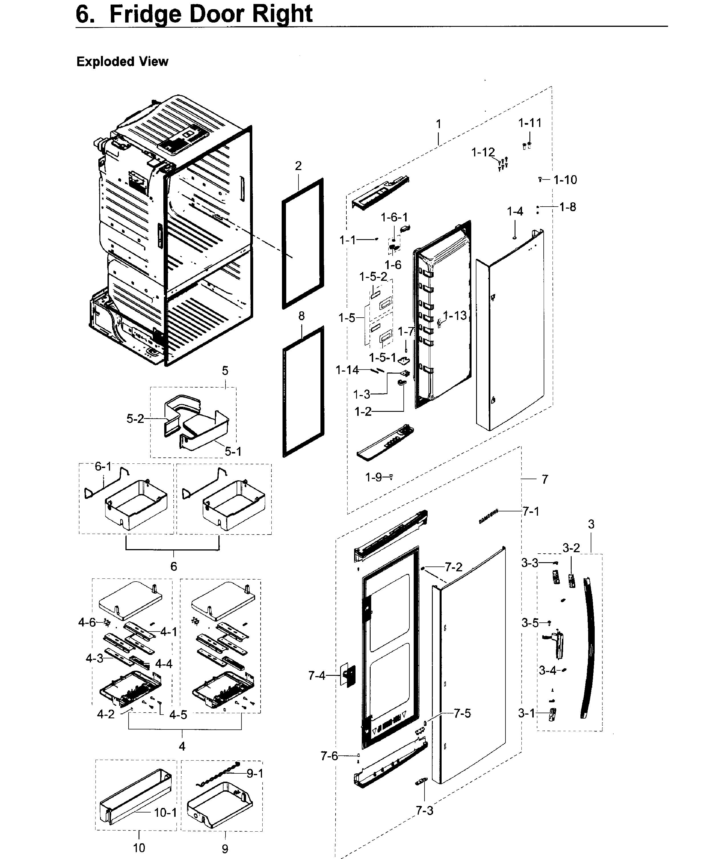 Fridge door r