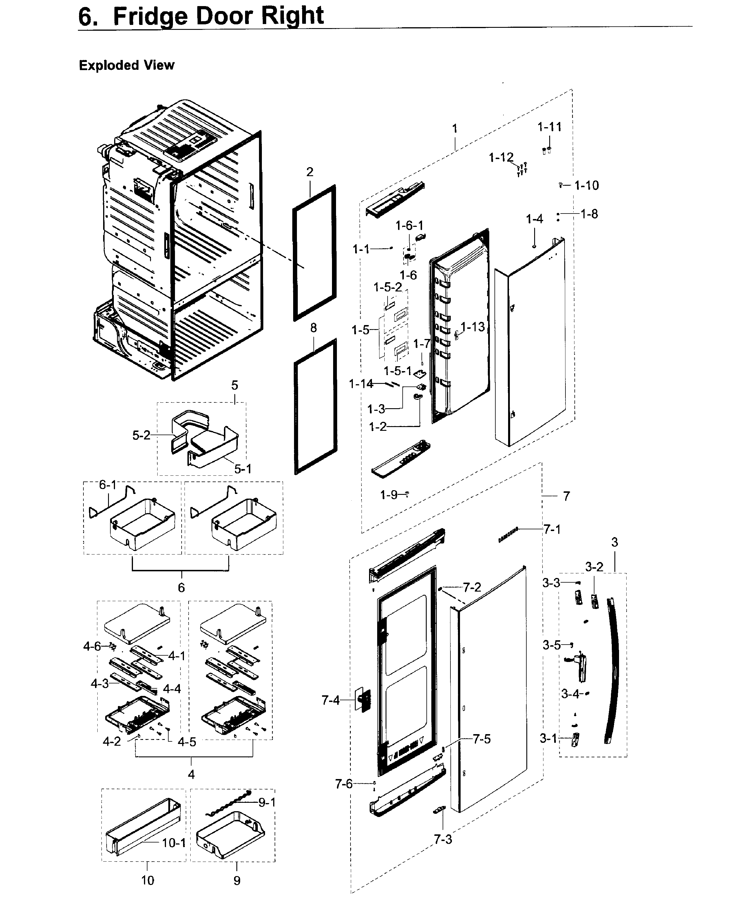 Fridge door r