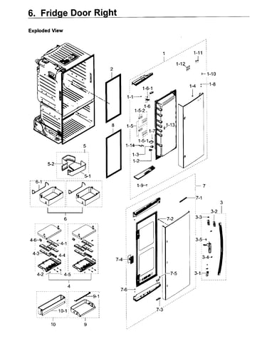 Fridge door r