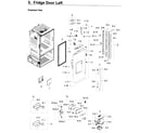 Samsung RF28HDEDPWW/AA-06 fridge door l diagram