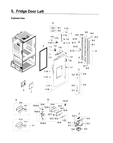 Fridge door l