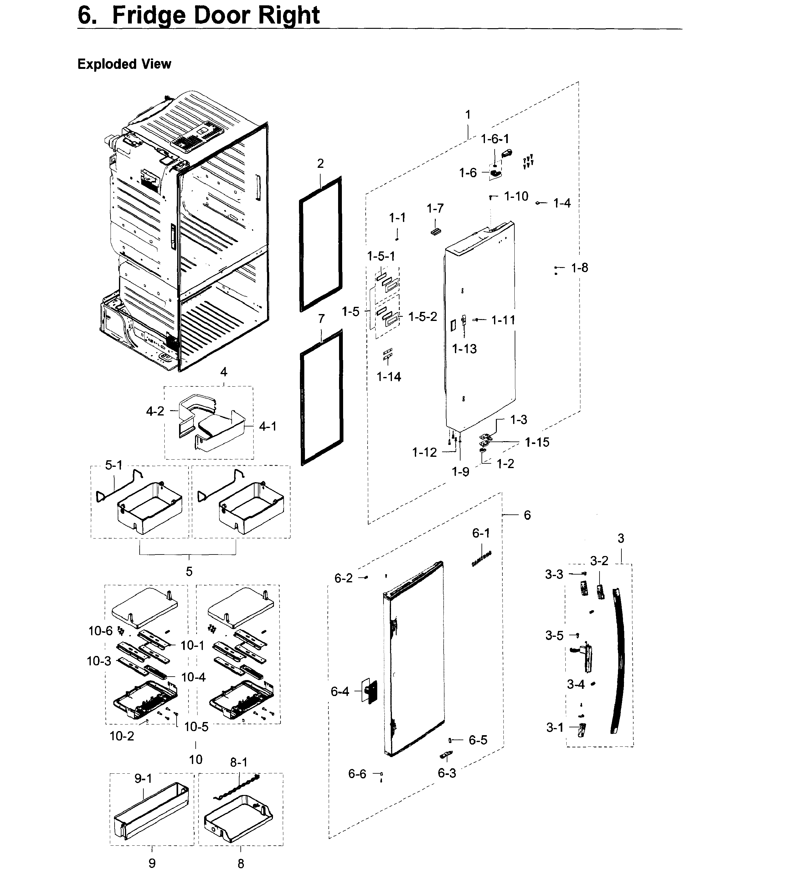 Fridge door r