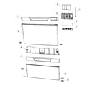 Fisher & Paykel DD24DAX8-99657-A control panel diagram