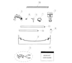 Fisher & Paykel DD24DAX8-99657-A installation components diagram