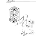 Samsung RF26J7500BC/AA-00 freezer door diagram