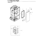 Samsung RF26J7500BC/AA-00 fridge door r diagram
