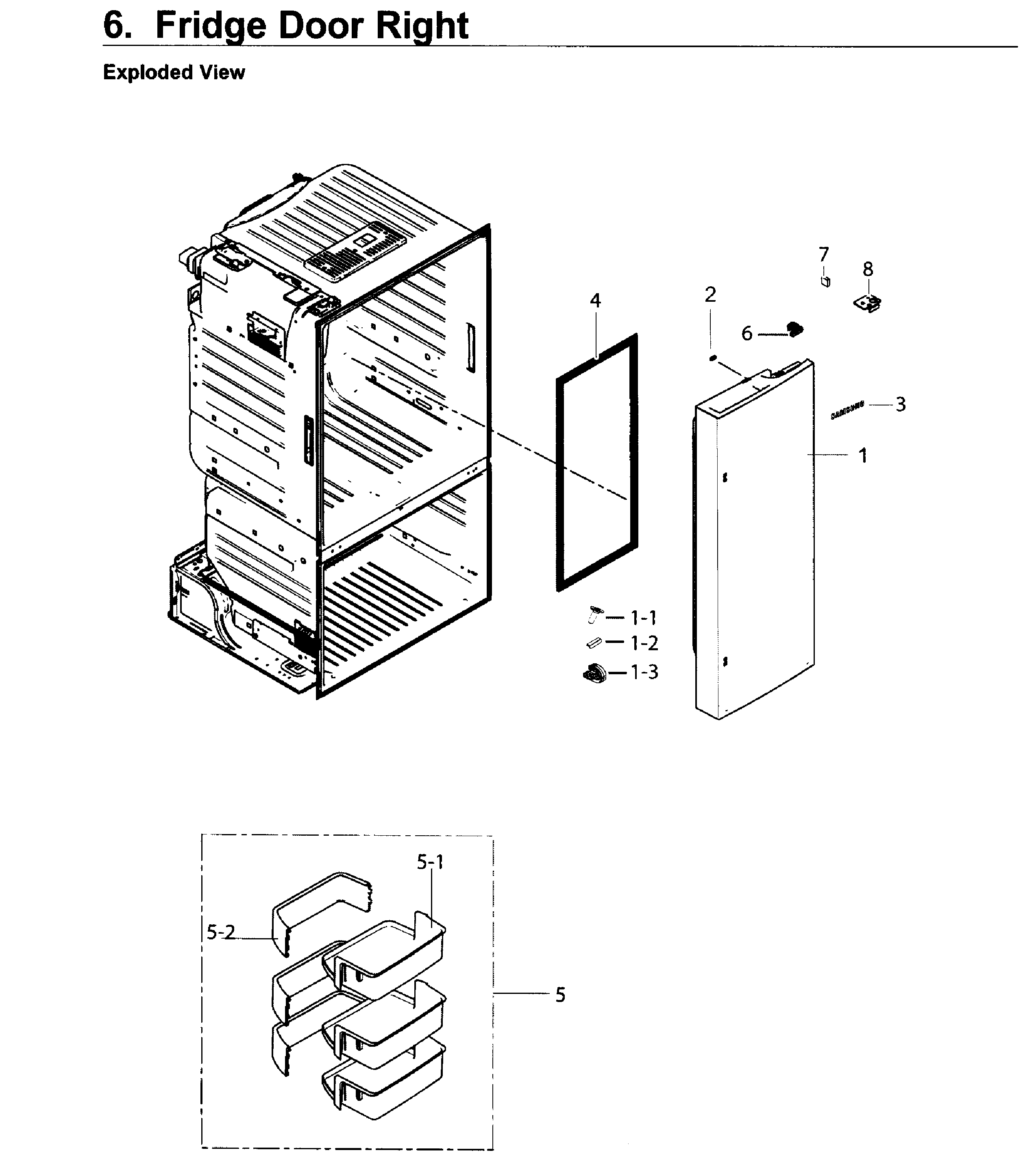 Fridge door r