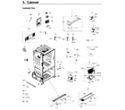 Samsung RF26J7500BC/AA-01 cabinet diagram