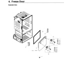 Samsung RF26J7500BC/AA-01 freezer door diagram