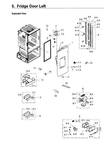 Fridge door l