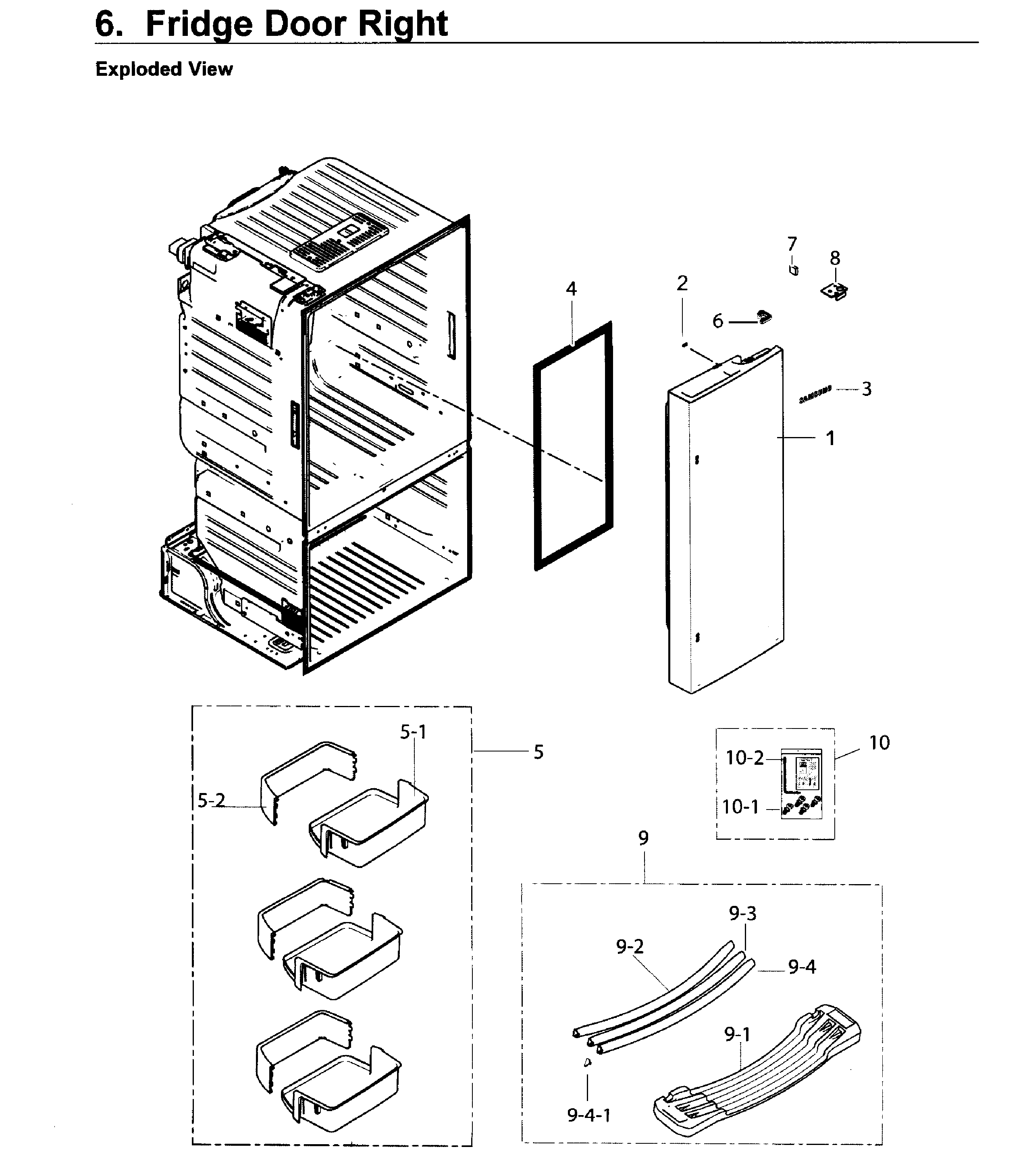 Fridge door r
