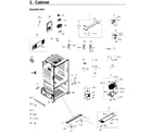 Samsung RF26J7500BC/AA-02 cabinet diagram