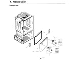 Samsung RF26J7500BC/AA-02 freezer door diagram