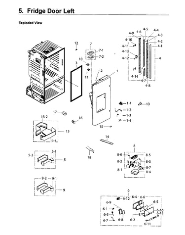 Fridge door l