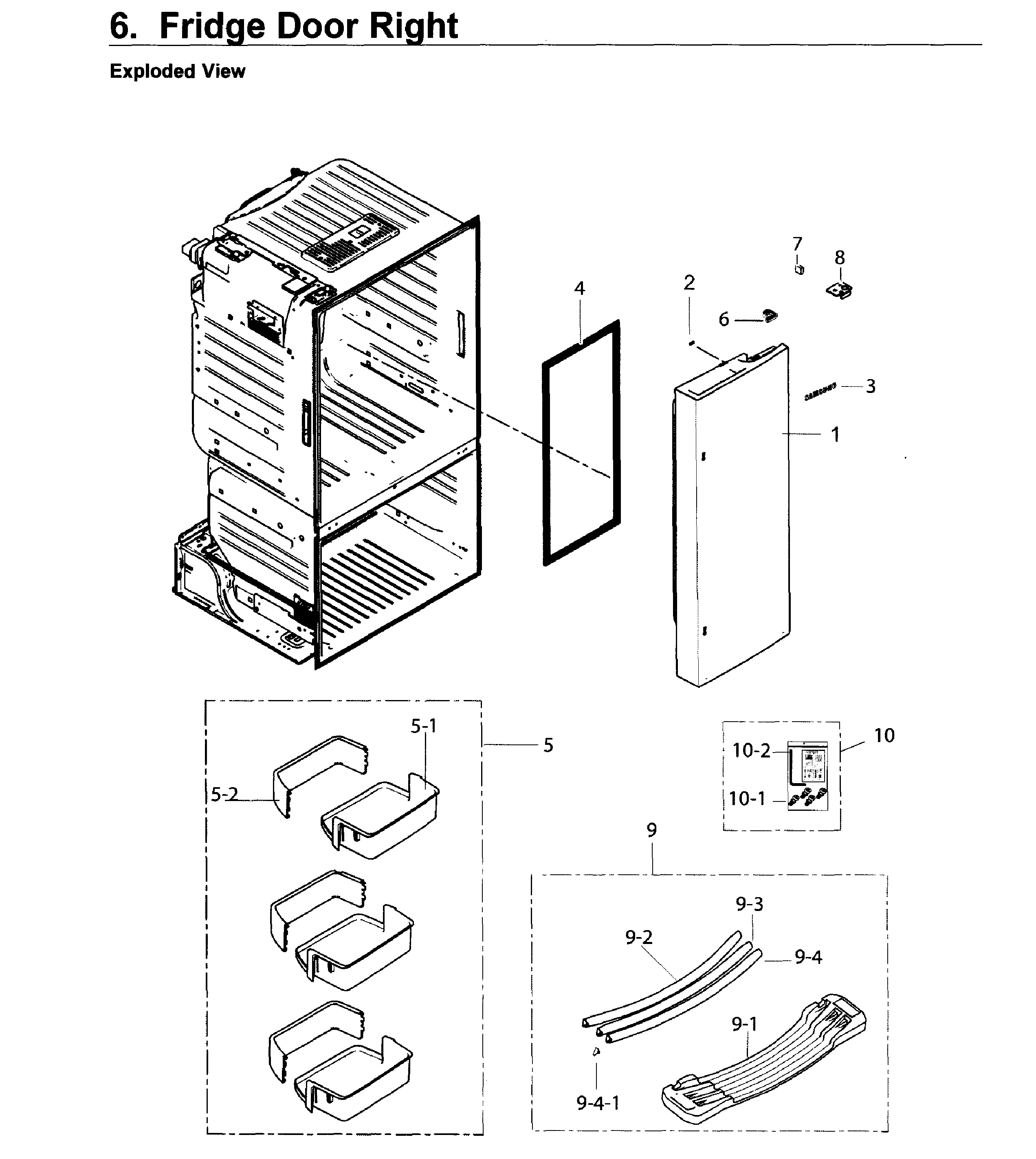 Fridge door r