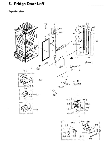 Fridge door l