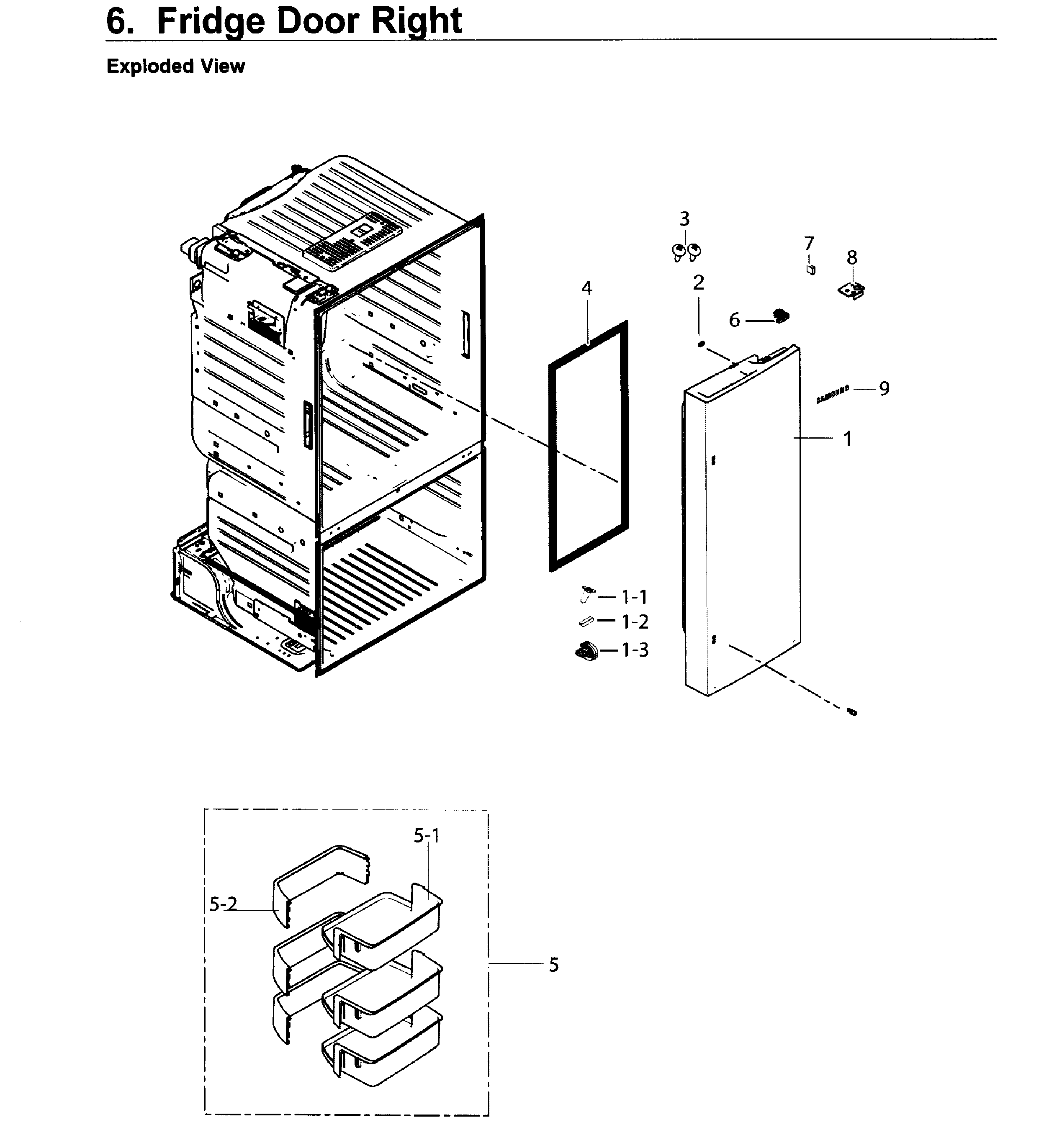 Fridge door r
