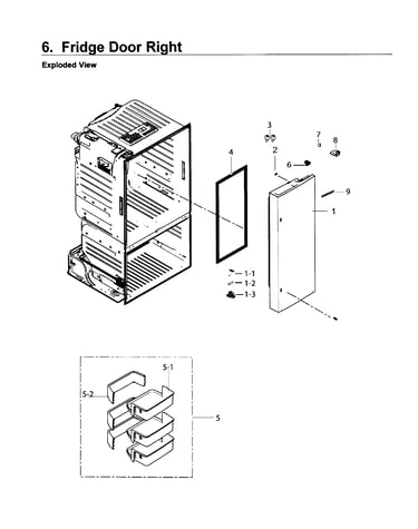 Fridge door r