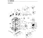 Samsung RF26J7500SR/AA-01 cabinet diagram