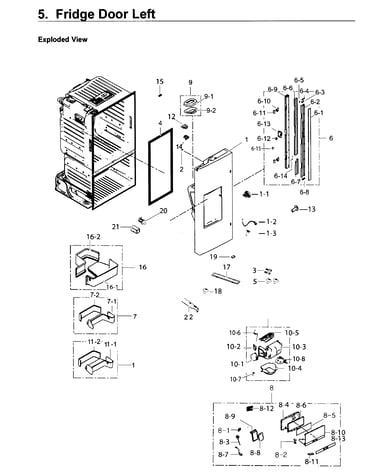 Fridge door l