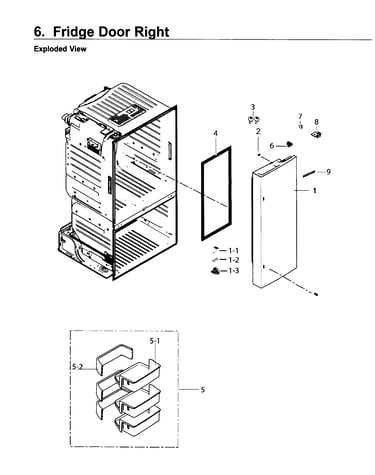 Fridge door r