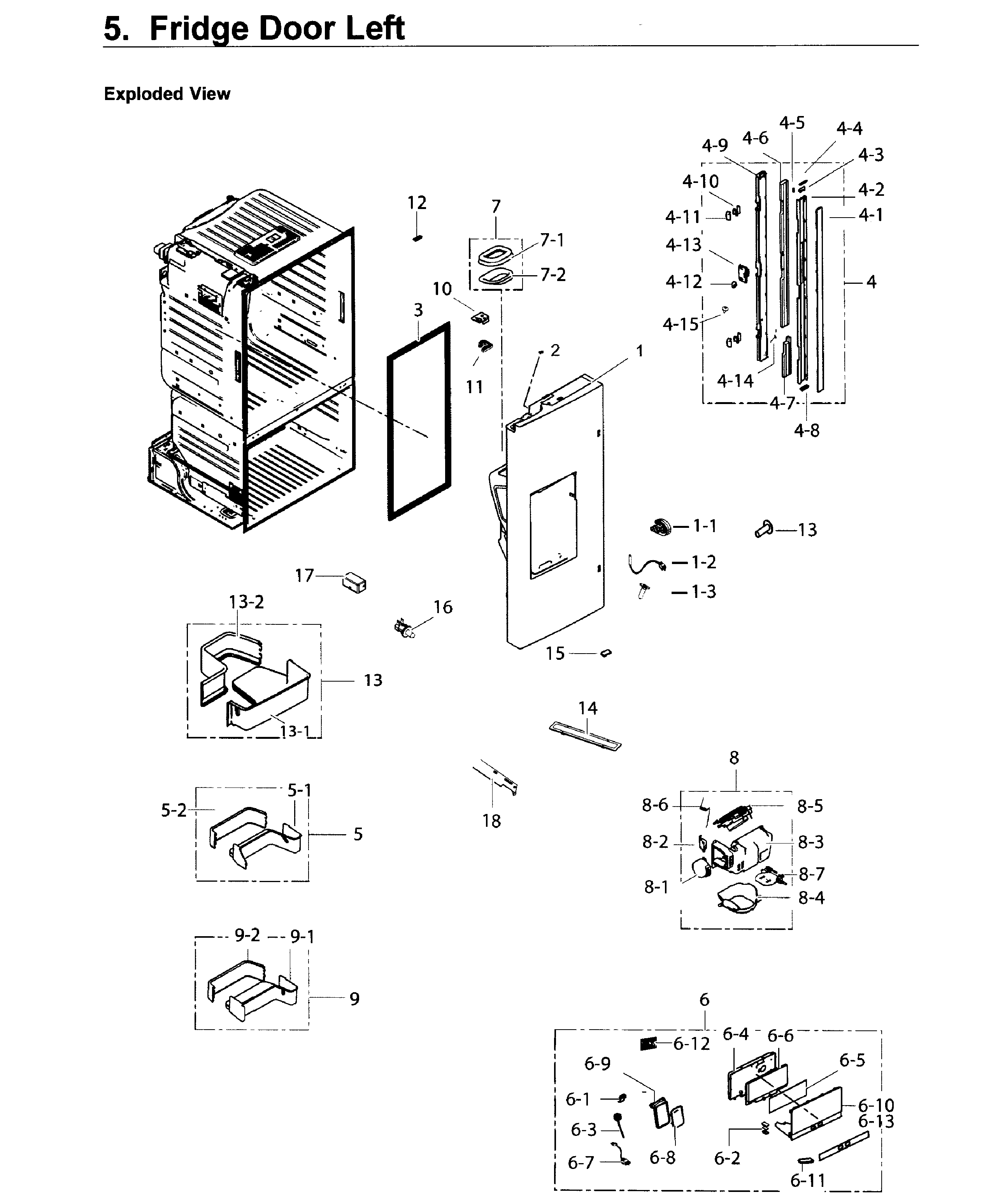 Fridge door l