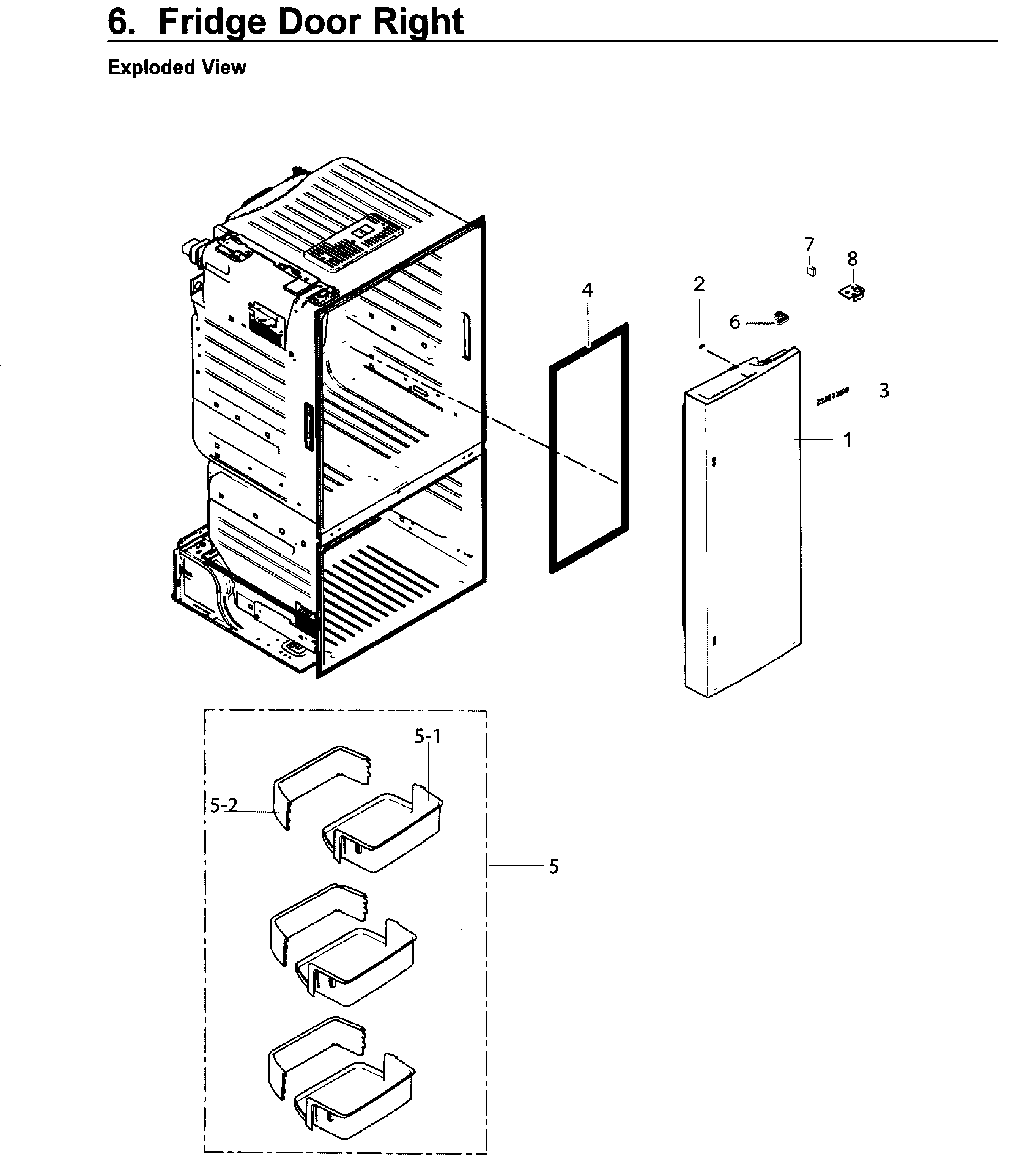 Fridge door r