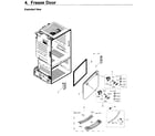 Samsung RF26J7500WW/AA-00 freezer door diagram