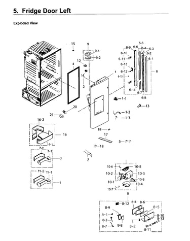 Fridge door l