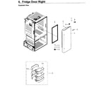 Samsung RF26J7500WW/AA-00 fridge door r diagram