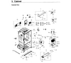 Samsung RF26J7500WW/AA-01 cabinet diagram