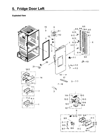 Fridge door l