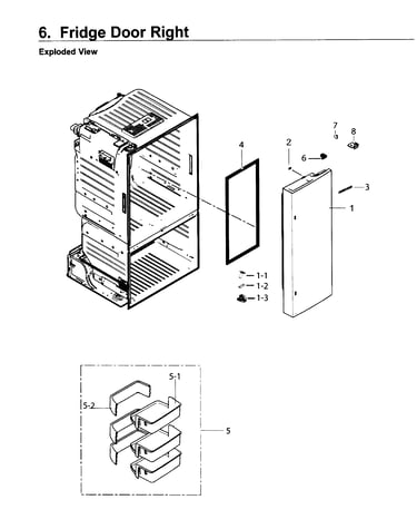 Fridge door r